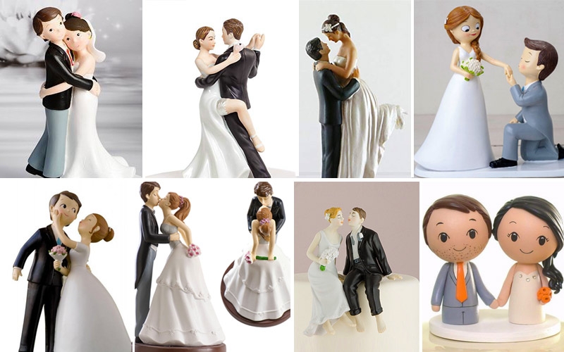 Cake Toppers: 50 bellissime idee per futuri sposi
