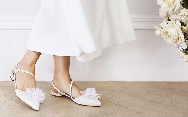 scarpe da sposa basse
